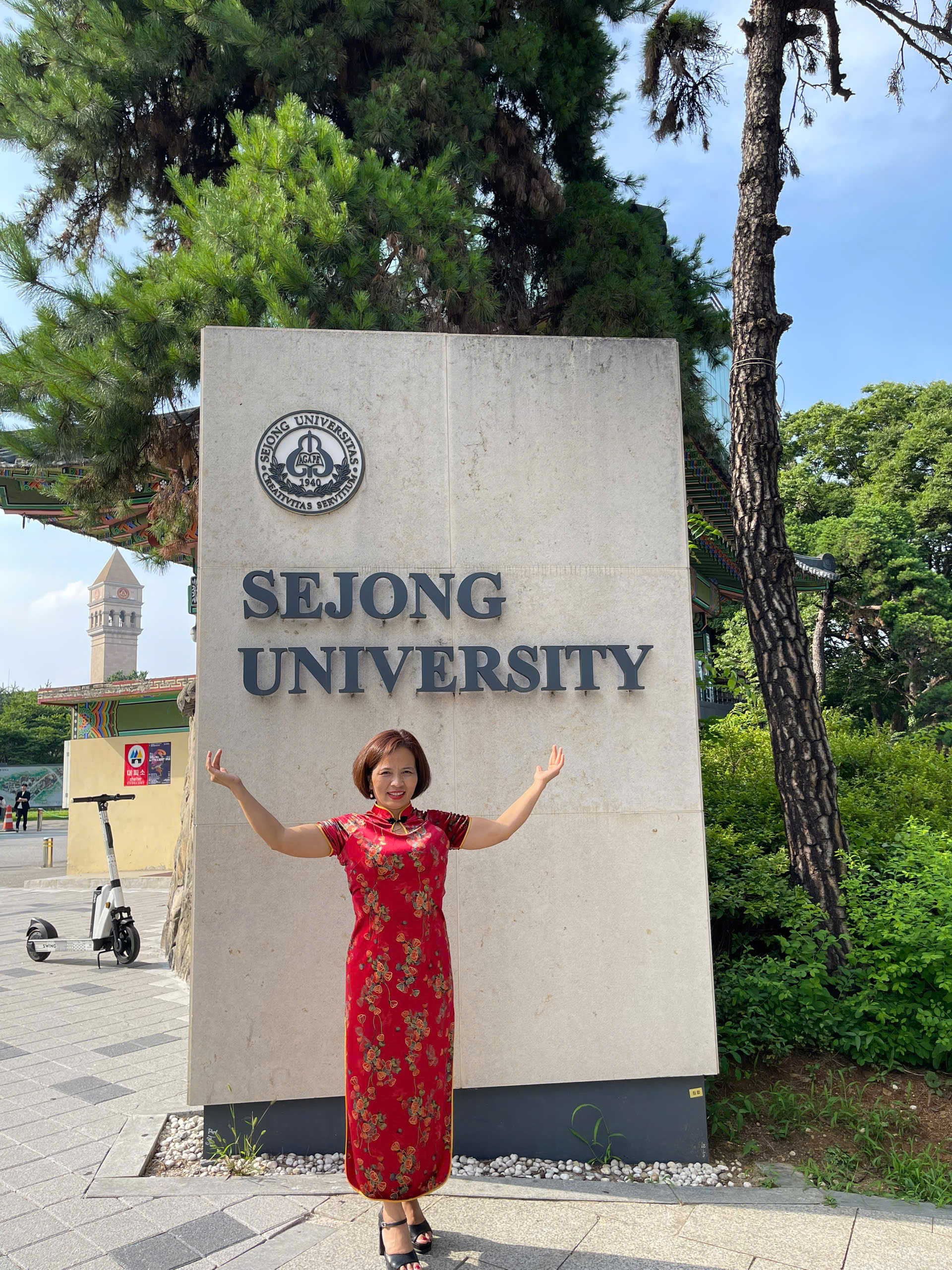 Minh Đạt tại Đại học Sejong, Hàn Quốc